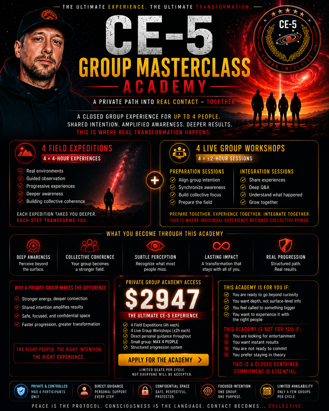 🌌 CE-5 GROUP MASTERCLASS / ACADEMY